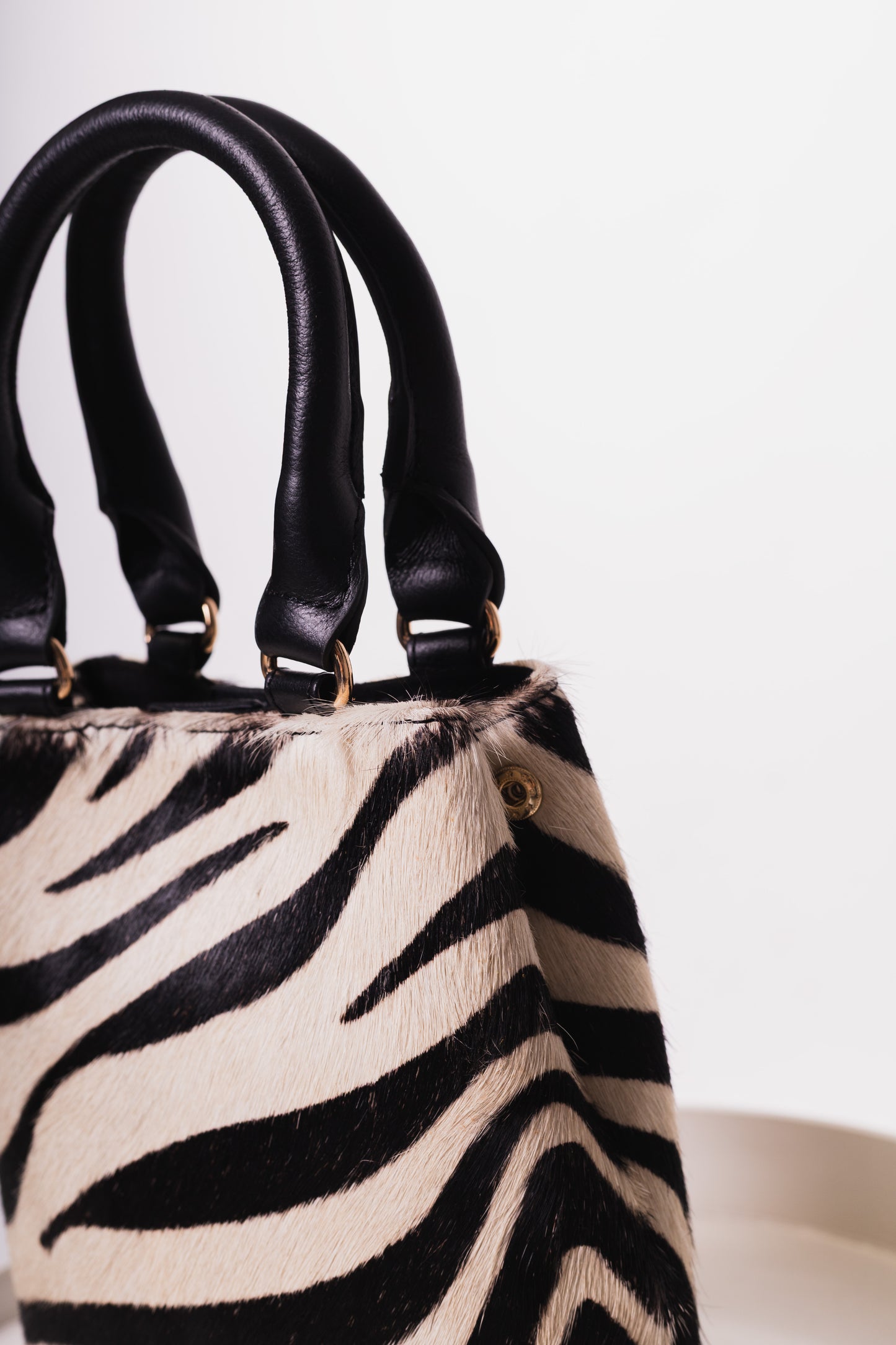 Cartera "Siena" – Piel diseño de zebra de pelito OFF 10% SALE