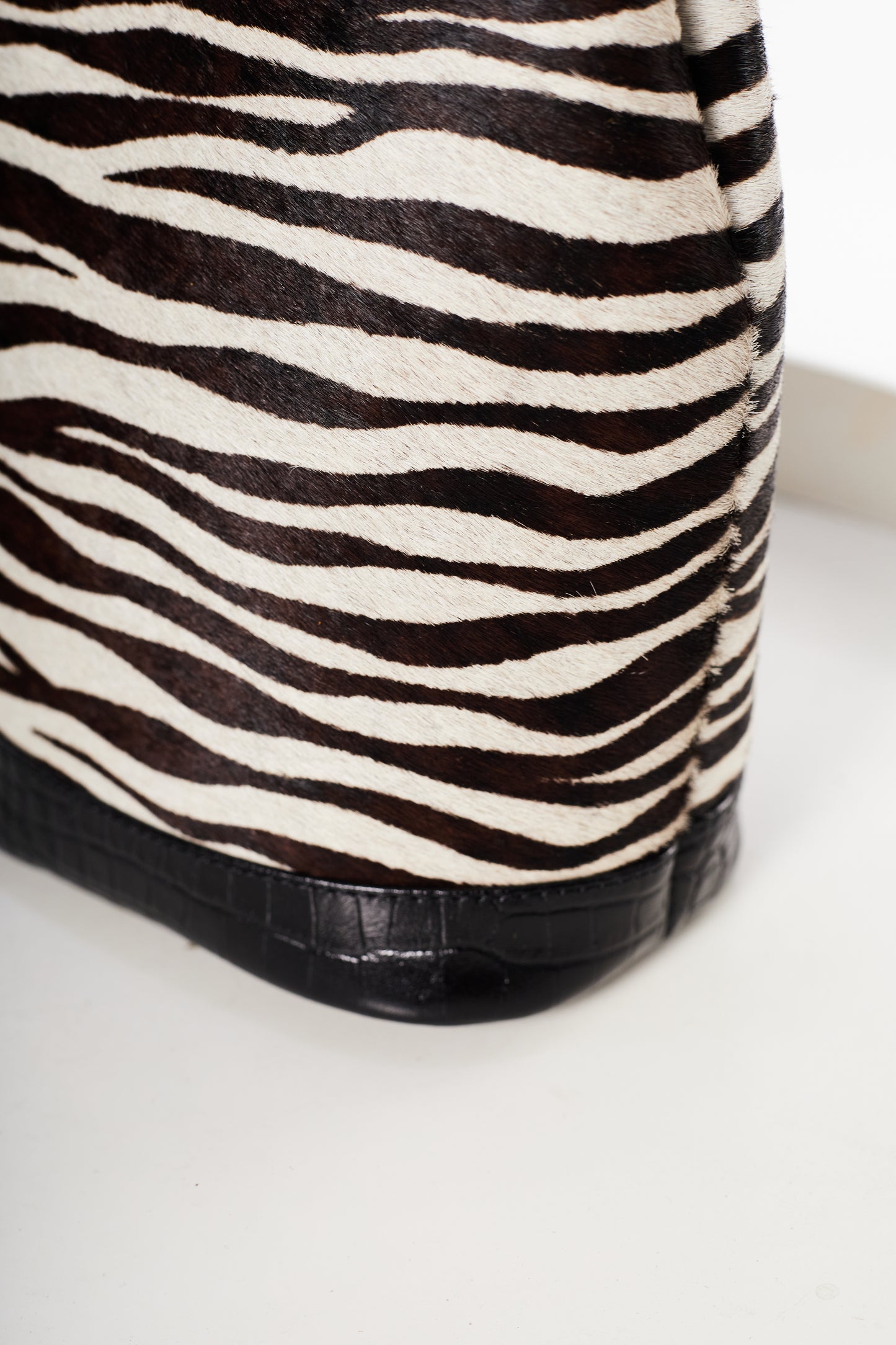 Cartera "Siena" – Piel diseño de zebra de pelito OFF 10% SALE